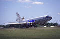 35mm Military Aircraft Slide Douglas KC-10 30079 USAF RAF Mildenhall 1990