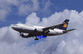 35mm Civil Aircraft Slide Airbus A310 D-AIDD Lufthansa Heathrow 2001
