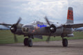 35mm Military Aircraft Slide A-26 Invader N7705C at Duxford 2000