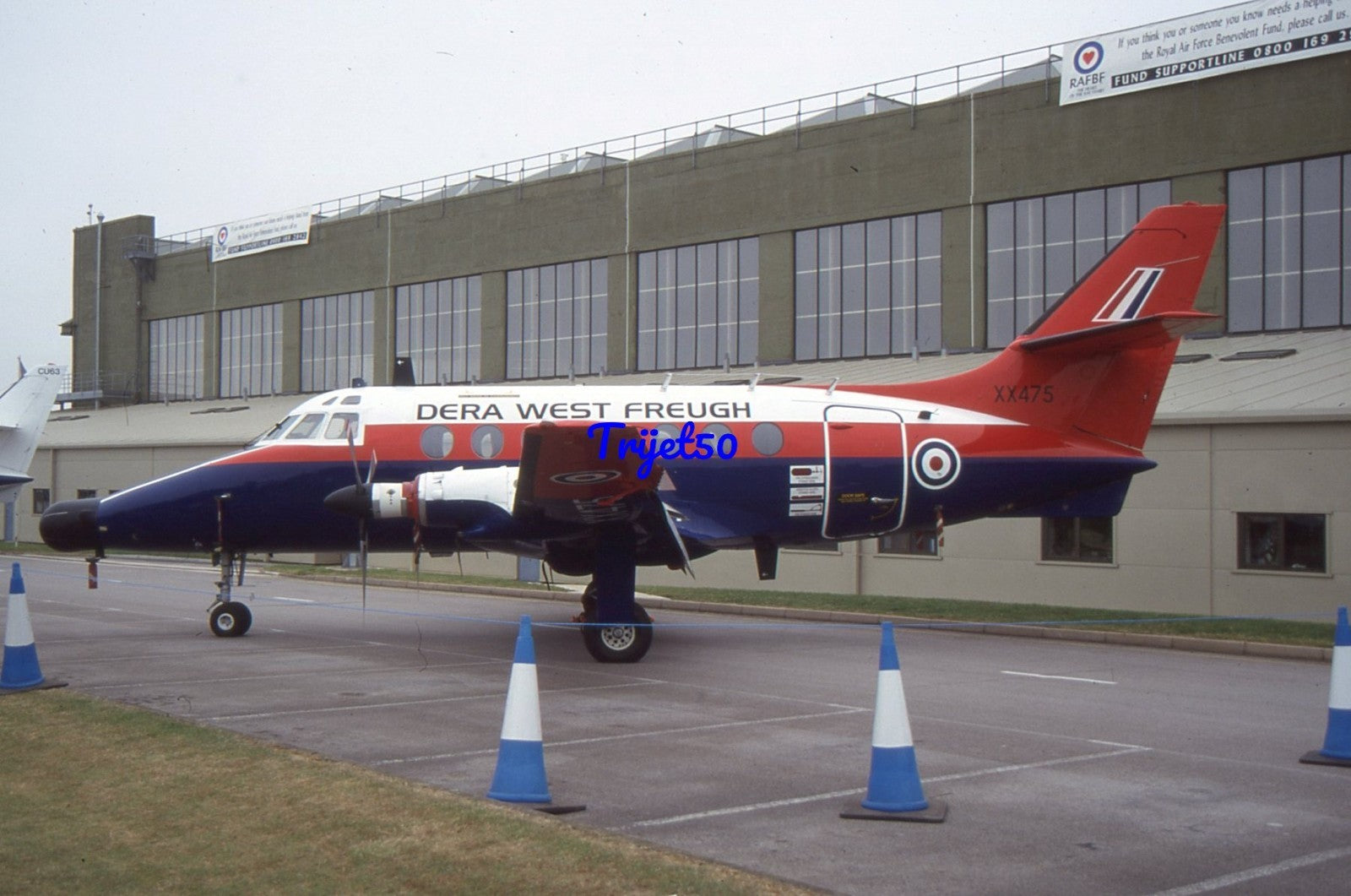 35mm Military Aircraft Slide Jetstream XX475 DERA West Freugh at RIAT Cottesmore 2000